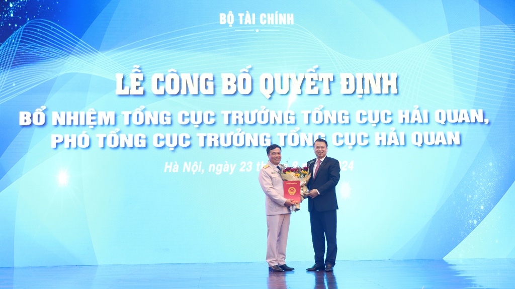 Công bố quyết định bổ nhiệm Tổng cục trưởng và 2 Phó Tổng cục trưởng Tổng cục Hải quan